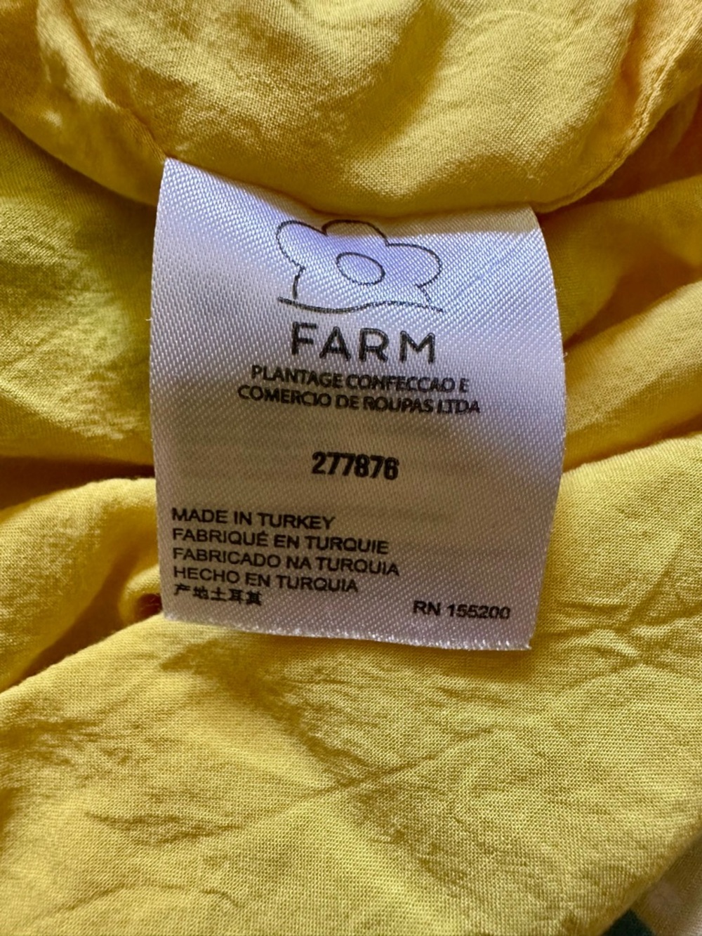 FARM Rio Yellow Multicolor Tropical Maxi Dress - Picture 11 of 13